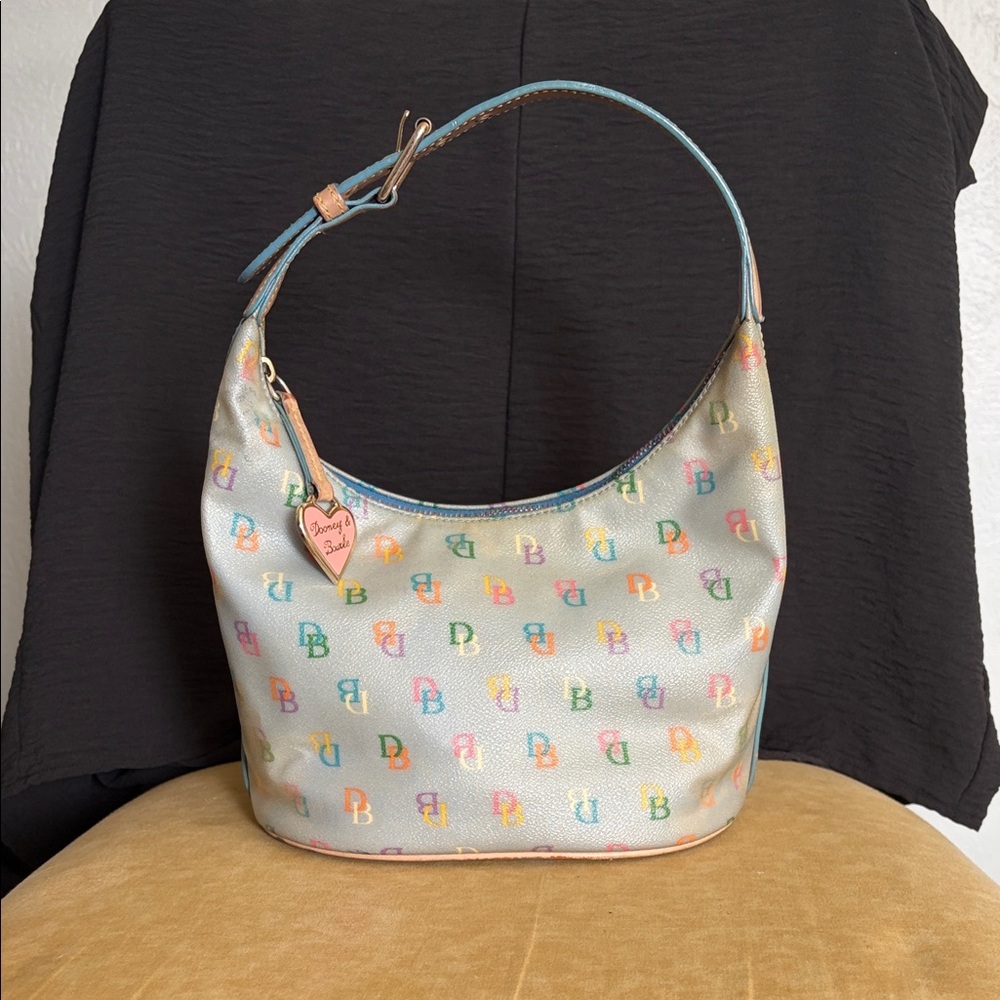 Vintage Dooney & Bourke With Rainbow Zipper